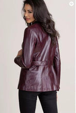 Load image into Gallery viewer, Tribeca Spanish Lambskin Leather Coat