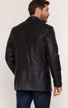 Load image into Gallery viewer, Coltrane Lambskin Leather Blazer