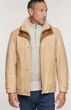 Load image into Gallery viewer, Jack Frost Italian Calfskin Leather Coat with Spanish Merino Shearling Lining