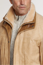 Load image into Gallery viewer, Jack Frost Italian Calfskin Leather Coat with Spanish Merino Shearling Lining
