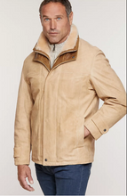 Load image into Gallery viewer, Jack Frost Italian Calfskin Leather Coat with Spanish Merino Shearling Lining
